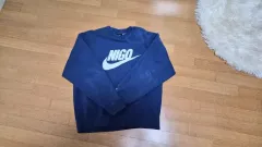 XL NIKE x NIGO フリース クルーネック スウェットシャツ ブルー