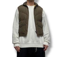 値下げRCW オーバーサイズダウンベスト ブラウン - メルカリ