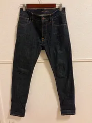 (^w^)b メンズ Nudie Jeans ヌーディージーンズ W29 L30  インディゴ 濃紺 デニムパンツ Sサイズ OM12314