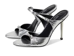ナインウェスト レディース シューズ ヒール Nine West Reida Silver Snake シルバー