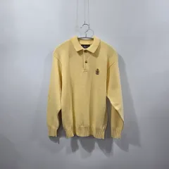 80s POLO RALPH LAUREN(ポロラルフローレン) SKOOL LUV AFFAIR コットン カラーニット 90
