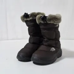 THE NORTH FACE 700 ダウン ファーブーツ ブラウン ブーツ 防寒用 230 J