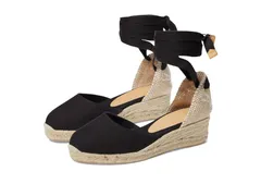 カスタ ニエール レディース シューズ ヒール CASTANER Carina 30 Wedgespadrille Black ブラックのサムネイル