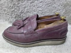 美品8万円 DI MELLA ディメッラ 美形ビットローファー 6 ナポリの老舗 