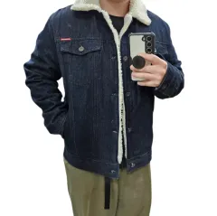 M 95-100) ディッキーズ シェルパ デニム ジャケットのサムネイル