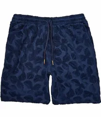スコッチアンドソーダ メンズ ボトムス ハーフパンツ・ショーツ パイル ショートパンツ Scotch Soda Terry Jacquard 8 Inseam Shorts Pageant Blueのサムネイル