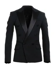 バルマン メンズ アウター ジャケット・ブルゾン テーラードジャケット BALMAIN Black ブラックのサムネイル