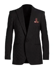 ランバン メンズ アウター ジャケット・ブルゾン テーラードジャケット LANVIN Black ブラックのサムネイル