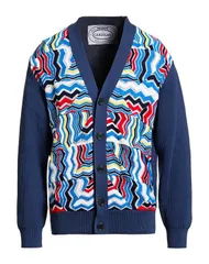 ミッソーニ メンズ アウター カーディガン MISSONI Navy ネイビーのサムネイル