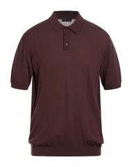 ロベルトコリーナ メンズ トップス ポロシャツ ROBERTO COLLINA Dark Brown ブラウンのサムネイル