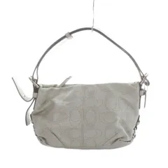 コーチ COACH F19257 ハンドバッグ トート パーフォレイテッドシグネチャー レザー グレー ■GY11 /MQ