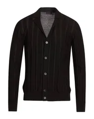 ロベルトコリーナ メンズ アウター カーディガン ROBERTO COLLINA Black ブラックのサムネイル