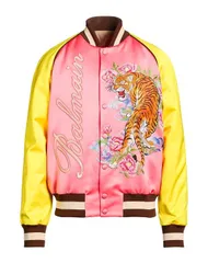 バルマン メンズ アウター ジャケット・ブルゾン BALMAIN Pink ピンクのサムネイル
