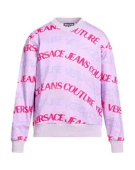 ヴェルサーチ メンズ アウター パーカー・スウェット VERSACE JEANS COUTURE Lilac ライラックのサムネイル