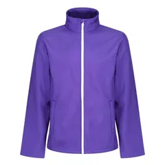 レガッタ レディース アウター ジャケット・ブルゾン プリント Regatta Standout Mens Ablaze Printable Soft Shell Jacket Purple And Black ブラック