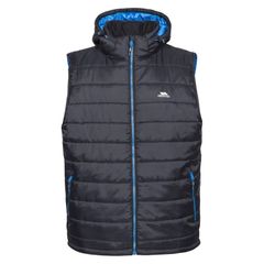 トレスパス レディース アウター ジャケット・ブルゾン ジレ Trespass Mens Franklyn Padded Gilet Black ブラック