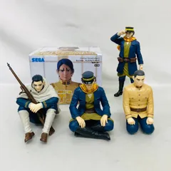 【まとめ】 ゴールデンカムイ フィギュア 5体 セット / 杉元左一 月島軍曹 鯉登少尉 尾形百之助 ちょこのせ GOLDEN KAMUI