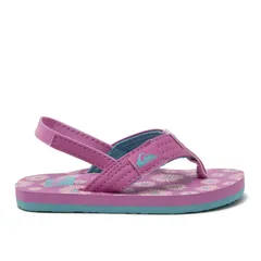 クイックシルバー レディース シューズ サンダル Quiksilver Foundation Toddler Girlslide Sandals Berry Pink Tidal Teal ティールのサムネイル