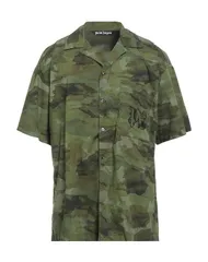 パーム・エンジェルス メンズ トップス シャツ PALM ANGELS Military Green グリーンのサムネイル