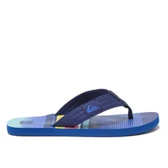 クイックシルバー レディース シューズ サンダル Quiksilver Kids Foundation Sport Slide Navy Blue Green ネイビーのサムネイル