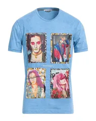 グレイ ダニエレ アレッサンドリー二 メンズ トップス Tシャツ GREY DANIELE ALESSANDRINI Light Blue ブルーのサムネイル