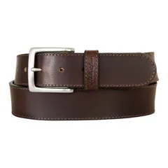 エディー バウアー レディース アクセサリー ベルト レザー Mens Eddie Bauer 145in Leather Belt with Sasquatch Stretch Tabrown ブラのサムネイル