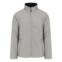 レガッタ レディース アウター ジャケット・ブルゾン Regatta Professional Mens Plain Double Layered Soft Shell Jacket Mineral Grey And Black ブラック