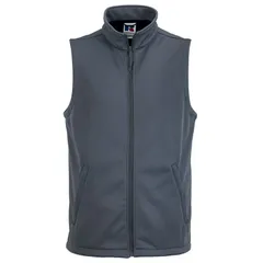 ラッセルアスレチック レディース アウター ジャケット・ブルゾン ジレ Russell Athletic Russell Mensmart Softshell Gilet Convoy Gray グレのサムネイル