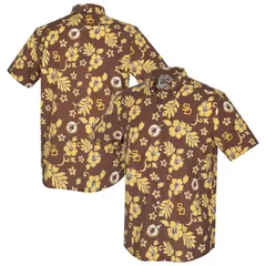 レインスプーナー レディース トップス Tシャツ ダウン Mens Reyn Spooner Brown San Diego Padres Cooperstown Kekai Performanceのサムネイル