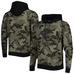 ヒューゴボス レディース トップス Tシャツ パーカー Mens Hugo Boss Olive NBA Camo Pullover Hoodie Nba Multi マルチカラーのサムネイル