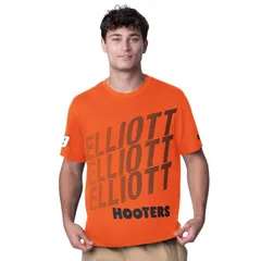 スターター レディース トップス Tシャツ Menstarter Orange Chaselliott Hooters All Star Extreme TShirt Nas Orange オレンジのサムネイル