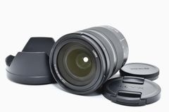 ★極上品★ CANON EF-M 22mm F2 STM 前後キャップ付属 ☆極上☆ キヤノン Canon EF-M 22mm F2 STM ブラック 《前後キャップ付