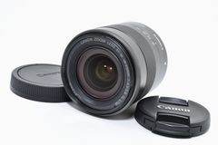 ★極上品★ CANON EF-M 22mm F2 STM 前後キャップ付属 ☆極上☆ キヤノン Canon EF-M 22mm F2 STM ブラック 《前後キャップ付