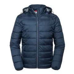 ラッセルアスレチック レディース アウター ジャケット・ブルゾン Russell Athletic Russell Mens Nano Hooded Padded Jacket French Navyのサムネイル