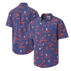 レインスプーナー レディース トップス Tシャツ ダウン Mens Reyn Spooner Navy Houston Astros Kekai ButtonDown Shirt Ast Navy ネのサムネイル