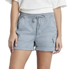ユニオンベイ レディース ボトムス ハーフパンツ・ショーツ ショートパンツ Juniors UNIONBAY Cassie Cargo Drawcord Beach Shorts Rainstorm