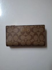 COACH シグネチャー 長財布 ブラウン タグ付き新品未使用品 - メルカリ