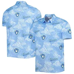 レインスプーナー レディース トップス Tシャツ ポロシャツ プリント Mens Reyn Spooneroyal Milwaukee Brewers Cooperstown Collection Pのサムネイル