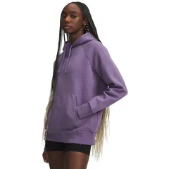 アンダーアーマー レディース トップス Tシャツ フリース パーカー Womens Under Armourival Fleece Hoodie Purple Luxe Heather ヘザー
