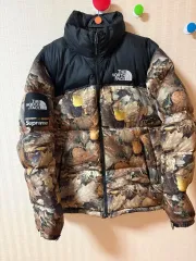 シュプリーム THE NORTH FACE ヌプシ 落葉 M