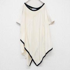 新品未使用23区 スカーフプリントコンビ フレンチスリーブ カットソー