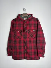 DICKIES ディッキーズ レッド CHECK フード ジャケットのサムネイル