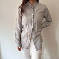 JIL SANDER／ジルサンダー／23FW／ハイネックオーバーサイズブラウス