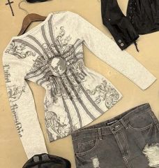 cocchan様✩Ameri COMBINATION LACE TOP✩ネイビー - メルカリ