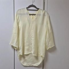 SALE✩.*˚スコットクラブ系列 Vin ビタミンカラー シアー素材ブラウス 