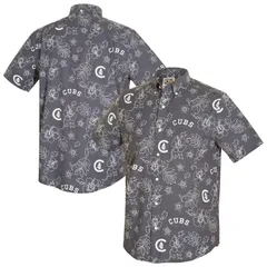 レインスプーナー レディース トップス Tシャツ ダウン Mens Reyn Spooner Navy Chicago Cubs Cooperstown Kekai Performance Buttoのサムネイル