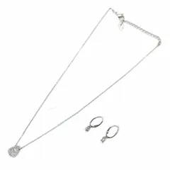 スワロフスキー SWAROVSKI スパークリングダンス ペア ネックレス ピアス 2点セット ペンダント ダンシングクリスタル シルバーカラー 5451992 /KW ■GY18