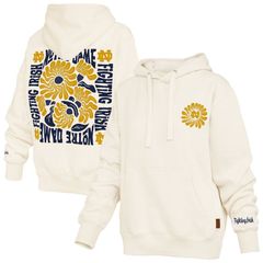 프레스 박스 레이디스 탑스 티셔츠 파커 Womens Pressbox Cream Notre Dame Fighting Irish Elena Janise Hoodie Ntd
