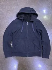 ARMANI EXCHANGE ゴージ フリース フードジップアップ ジャケット ブラック S