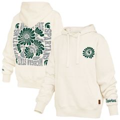 프레스 박스 레이디스 탑스 티셔츠 파커 여성 프레스박스 Creamichigan State Spartans Elena Janise Hoodie Msu Bei